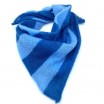 Col bicolore bleu