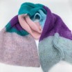 Echarpe multi mauve