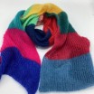 Echarpe multicolore vive